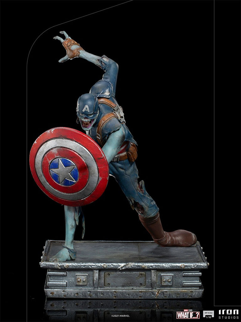 Captain America Zombie  What If...?  Art Scale 1/10  Iron Studios