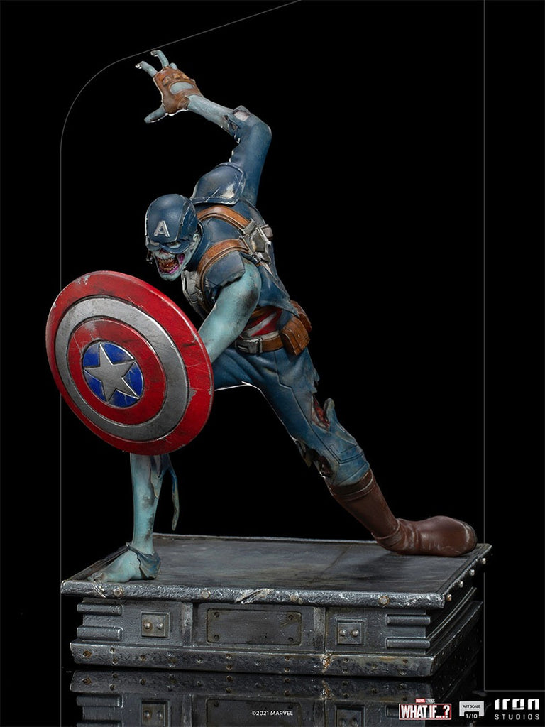 Captain America Zombie  What If...?  Art Scale 1/10  Iron Studios