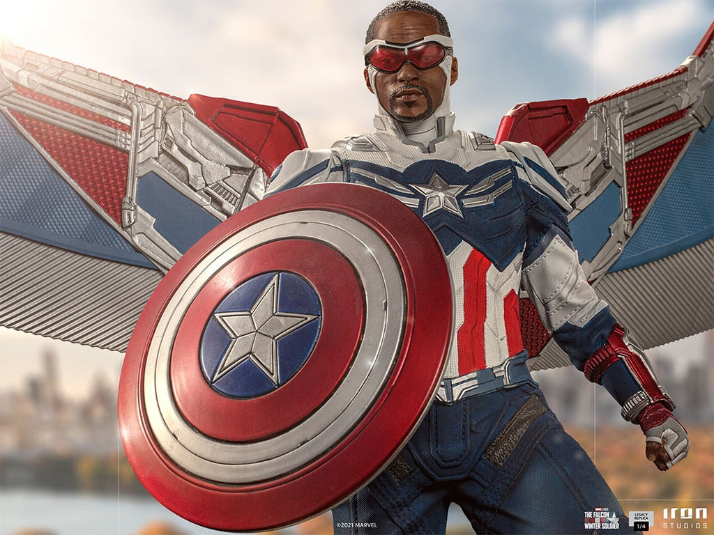 Captain America Sam Wilson (Open Wings Version) - The Falcon and the Winter Soldier - Legacy Replica 1/4 - Iron Studios