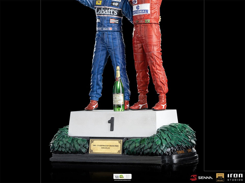 Ayrton Senna and Alain Prost - The Last Podium - Art Scale 1/10 - Iron Studios