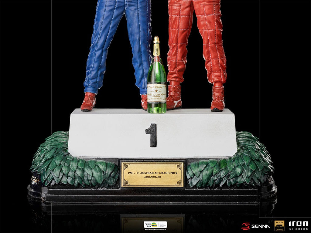 Ayrton Senna and Alain Prost - The Last Podium - Art Scale 1/10 - Iron Studios