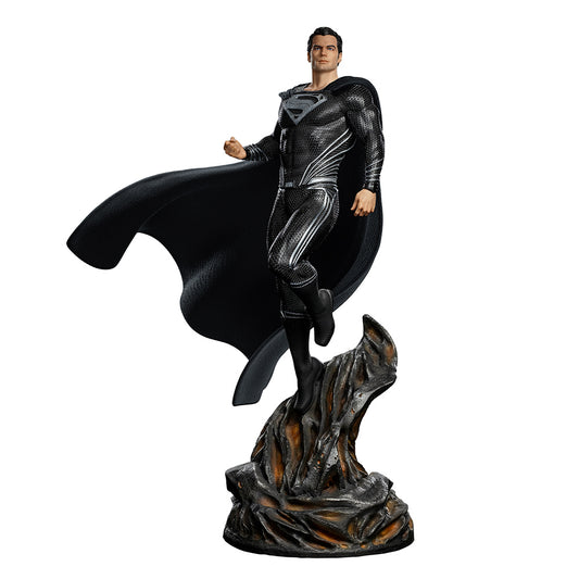 Superman Black Suit - Zack Snyder's Justice League - Legacy Replica 1/4 - Iron Studios