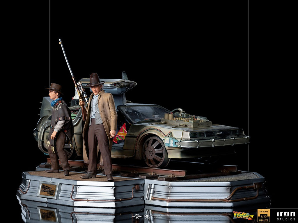 Delorean Full Set Deluxe - Back to the Future III - Art Scale 1/10 - Iron Studios