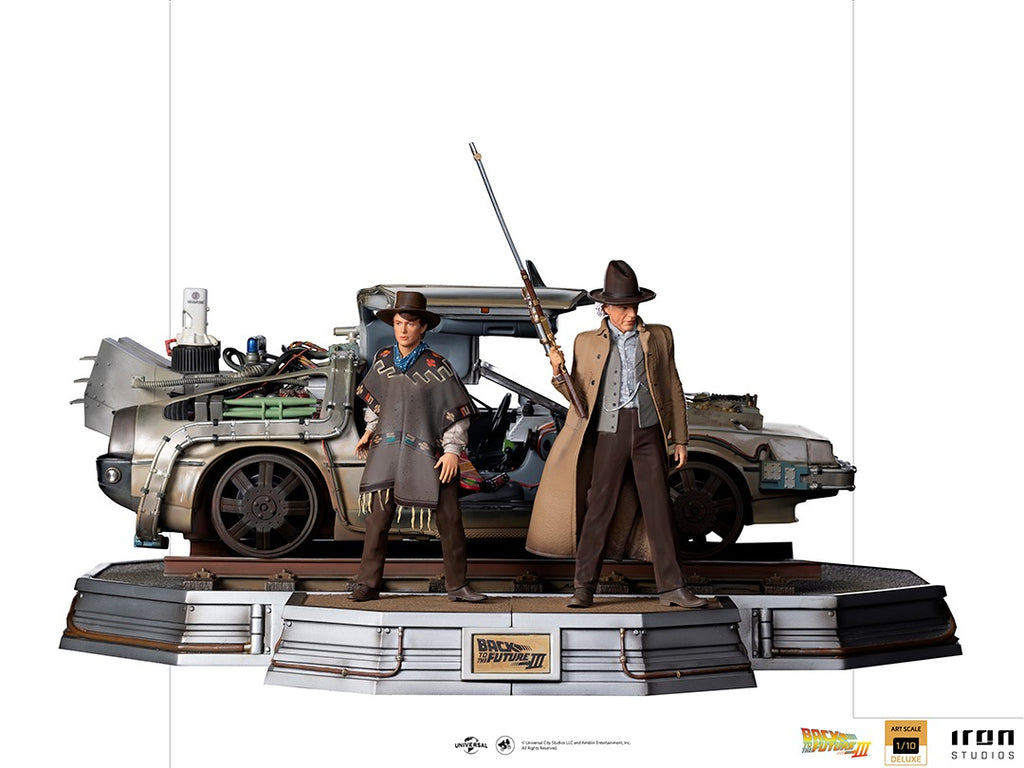 Delorean Full Set Deluxe - Back to the Future III - Art Scale 1/10 - Iron Studios