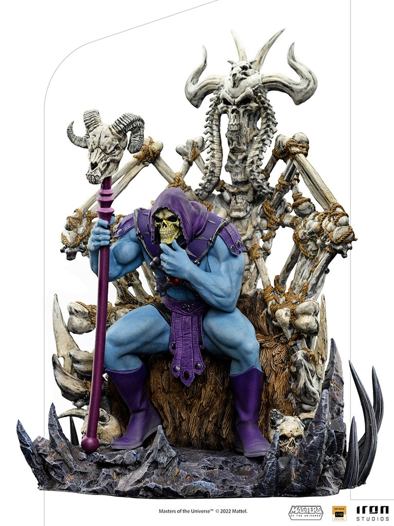 Skeletor on Throne - Masters of the Universe - Art Scale 1/10 - Iron Studios