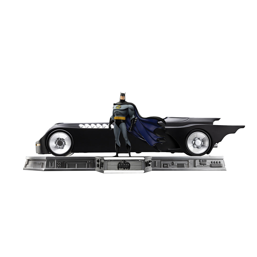 Batman and Batmobile Deluxe - Batman Animated Series - Art Scale 1/10 - Iron Studios