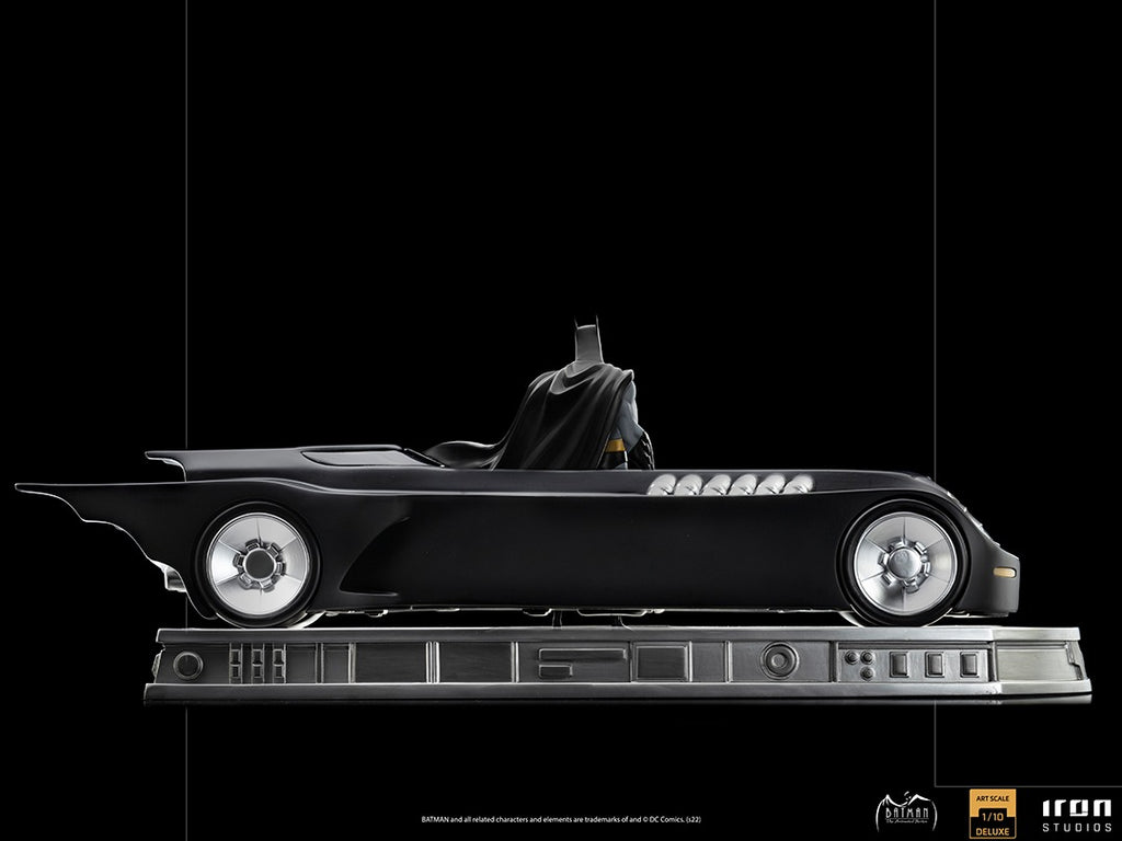 Batman and Batmobile Deluxe - Batman Animated Series - Art Scale 1/10 - Iron Studios