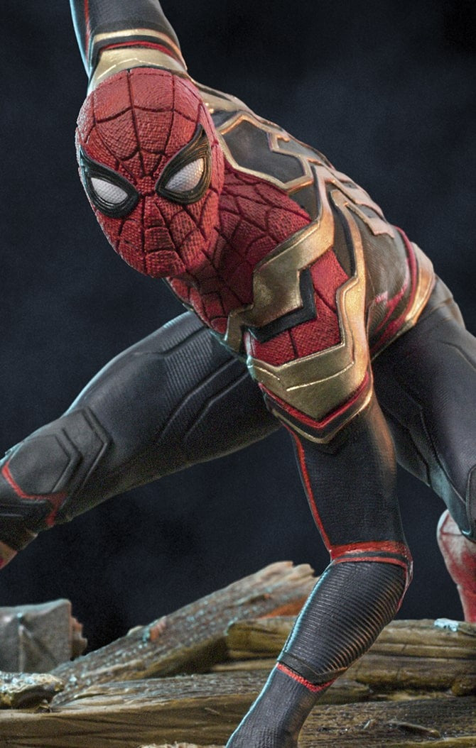 iron studios スパイダーマンNWH Statue Spider-Man - Spider-Man: No way Home - BDS Art Scale