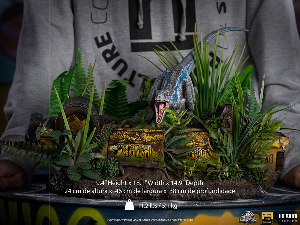 Blue Deluxe - Jurassic World: Fallen Kingdom - Art Scale 1/10 - Iron Studios