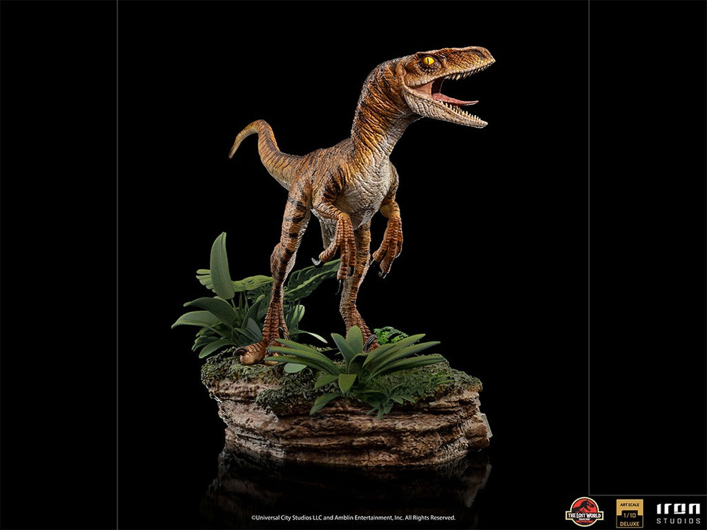Velociraptor Deluxe - The Lost World: Jurassic Park - Art Scale 1/10 - Iron Studios