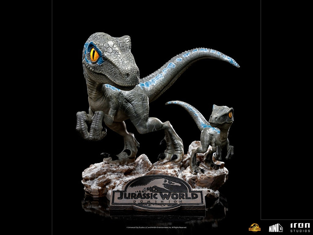 Blue and Beta  Jurassic World: Dominion  Minico  Iron Studios