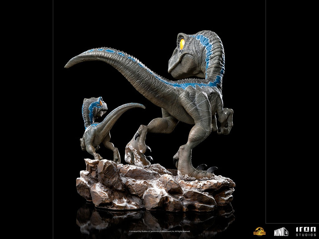 Blue and Beta  Jurassic World: Dominion  Minico  Iron Studios