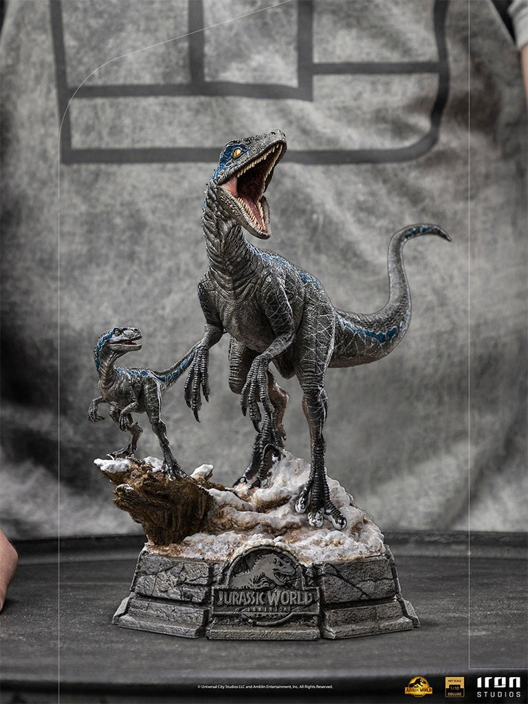 Blue and Beta Deluxe - Jurassic World: Dominion - Art Scale 1/10 - Iron Studios