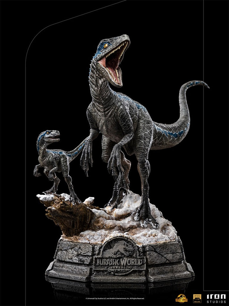 Blue and Beta Deluxe - Jurassic World: Dominion - Art Scale 1/10 - Iron Studios
