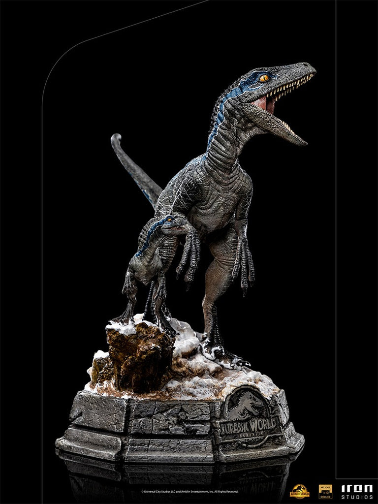 Blue and Beta Deluxe - Jurassic World: Dominion - Art Scale 1/10 - Iron Studios