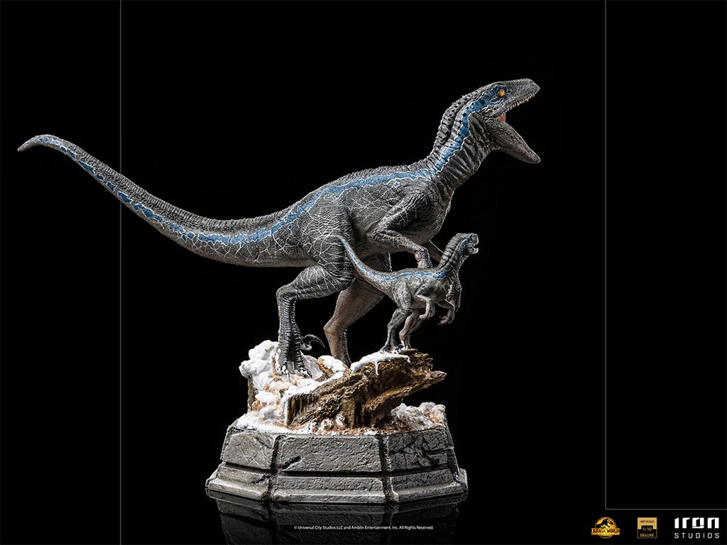 Blue and Beta Deluxe - Jurassic World: Dominion - Art Scale 1/10 - Iron Studios