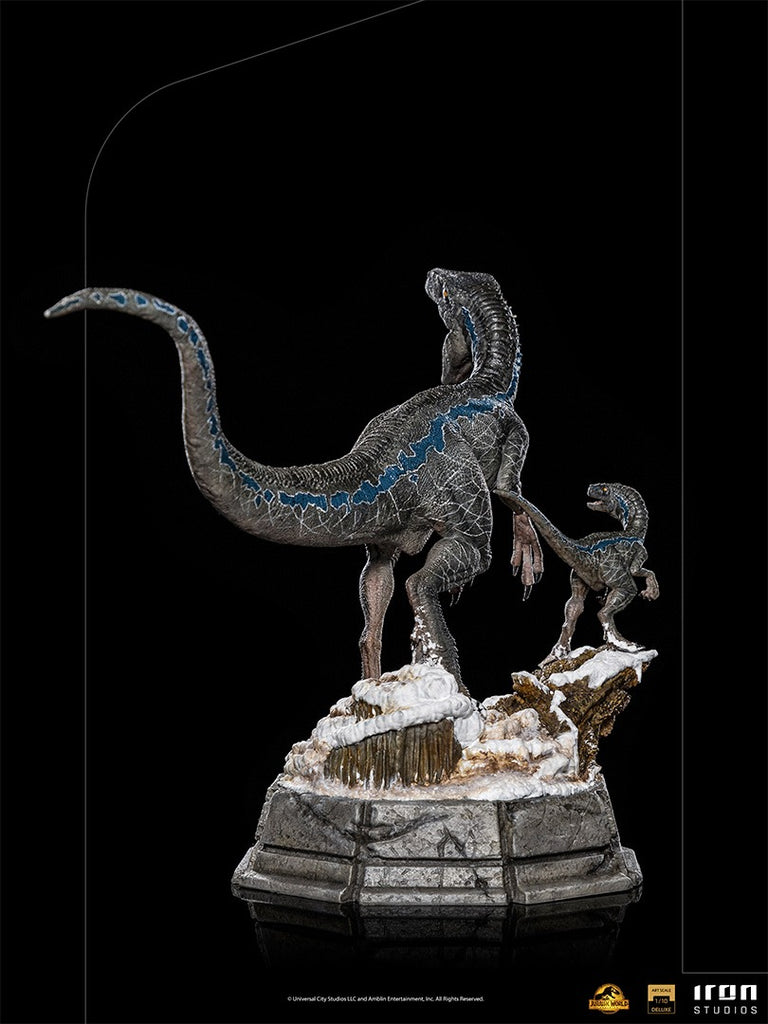 Blue and Beta Deluxe - Jurassic World: Dominion - Art Scale 1/10 - Iron Studios