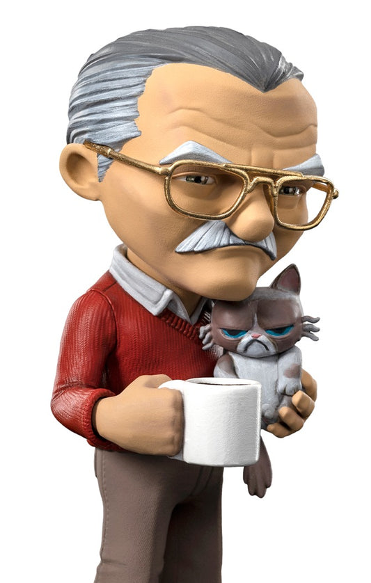 Stan Lee with Grumpy Cat - Pow - Minico - Iron Studios