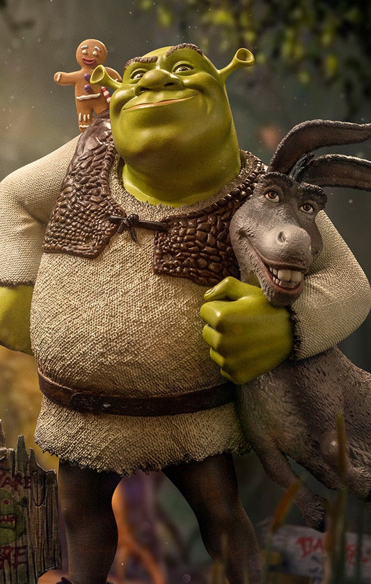 Shrek, Donkey and The Gingerbread Man - Shrek - Art Scale 1/10 - Iron Studios