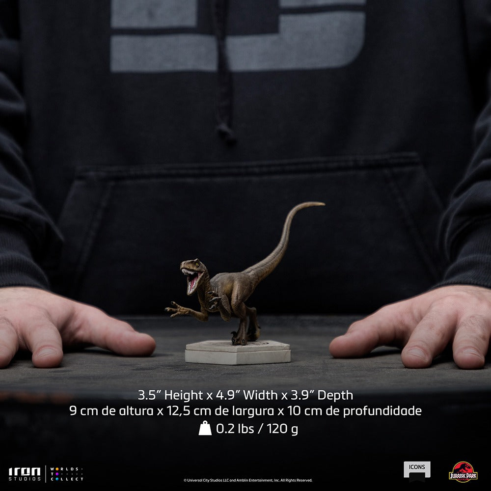 Velociraptor A - Jurassic Park - Icons - Iron Studios