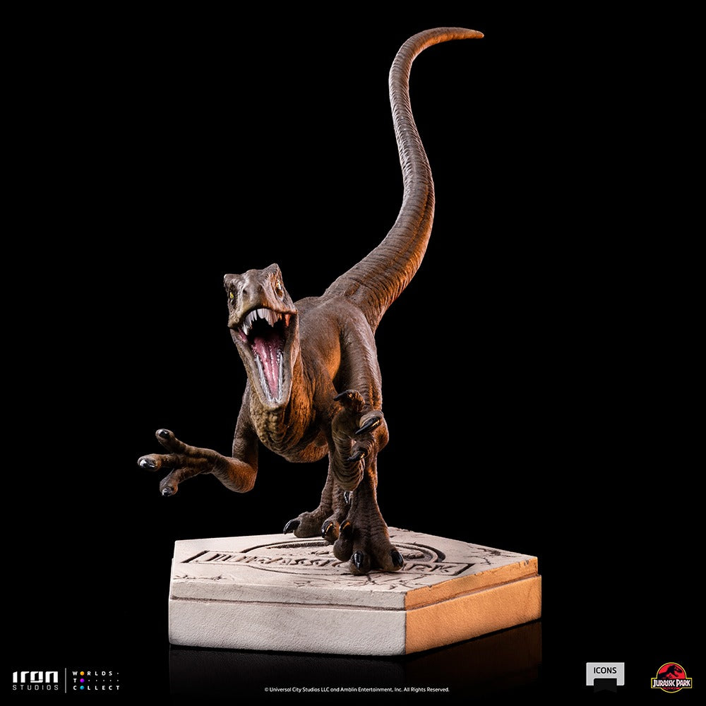 Velociraptor A - Jurassic Park - Icons - Iron Studios