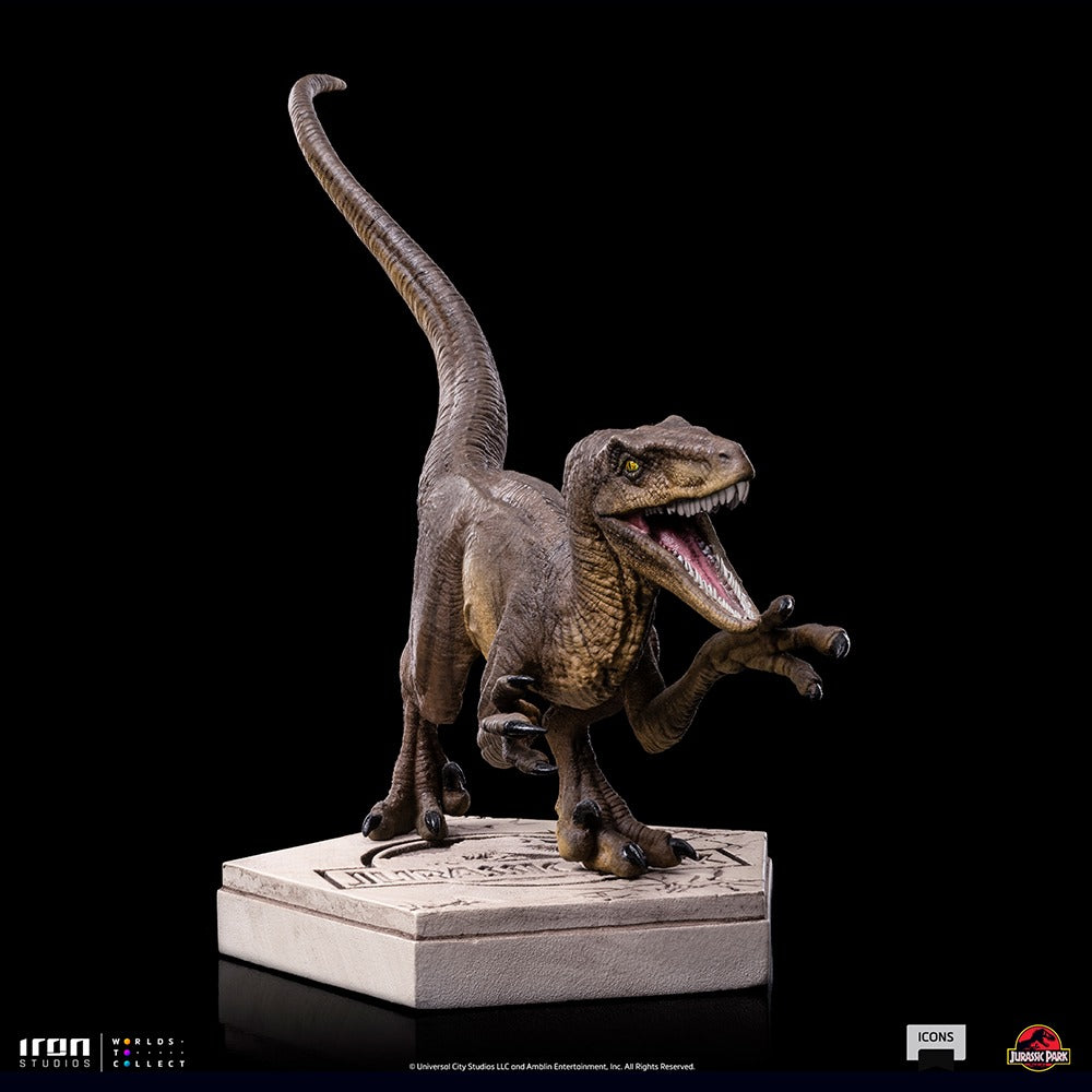 Velociraptor A - Jurassic Park - Icons - Iron Studios