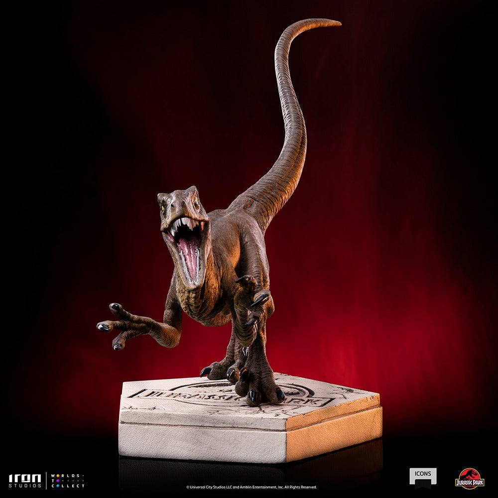 Velociraptor A - Jurassic Park - Icons - Iron Studios