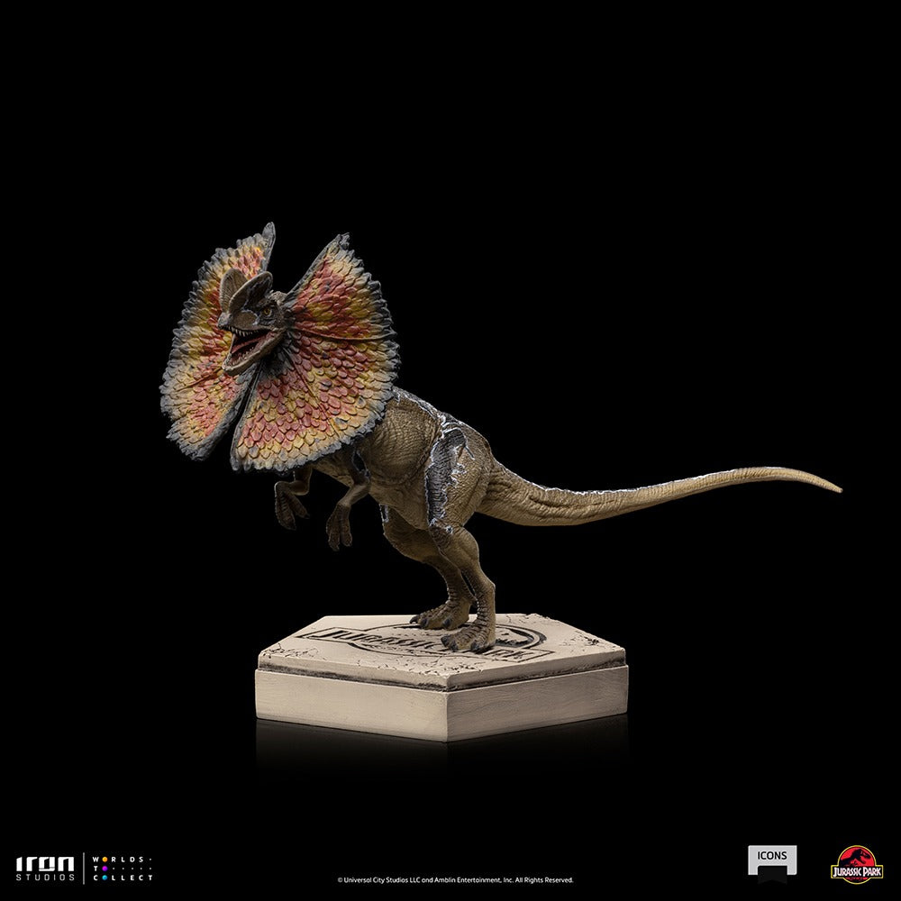 Dilophosaurus - Jurassic Park - Icons - Iron Studios
