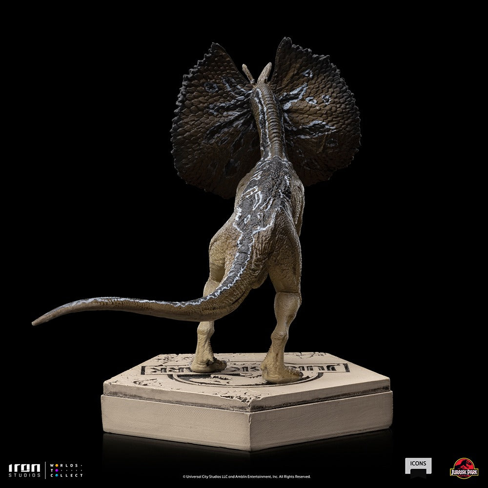 Dilophosaurus - Jurassic Park - Icons - Iron Studios