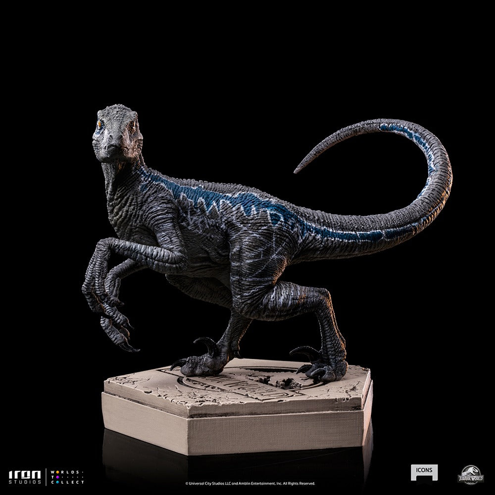 Velociraptor Blue B - Jurassic World - Icons - Iron Studios