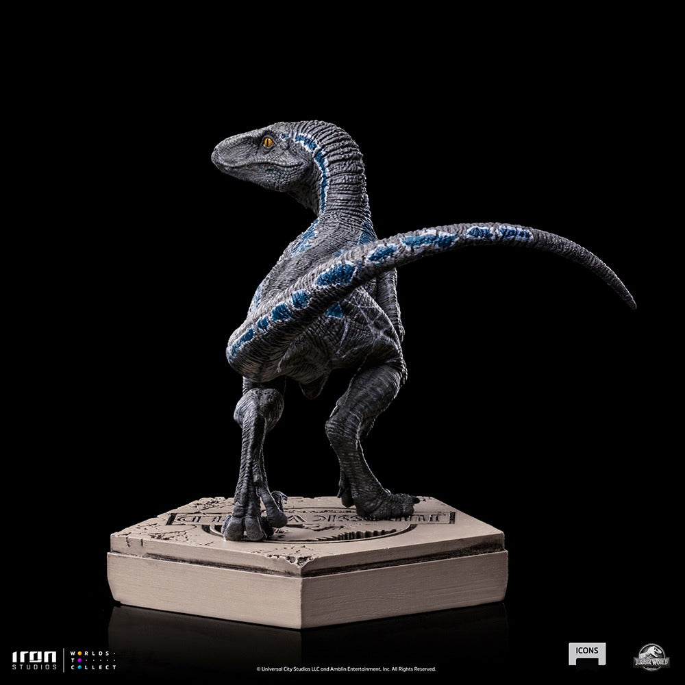 Velociraptor Blue B - Jurassic World - Icons - Iron Studios