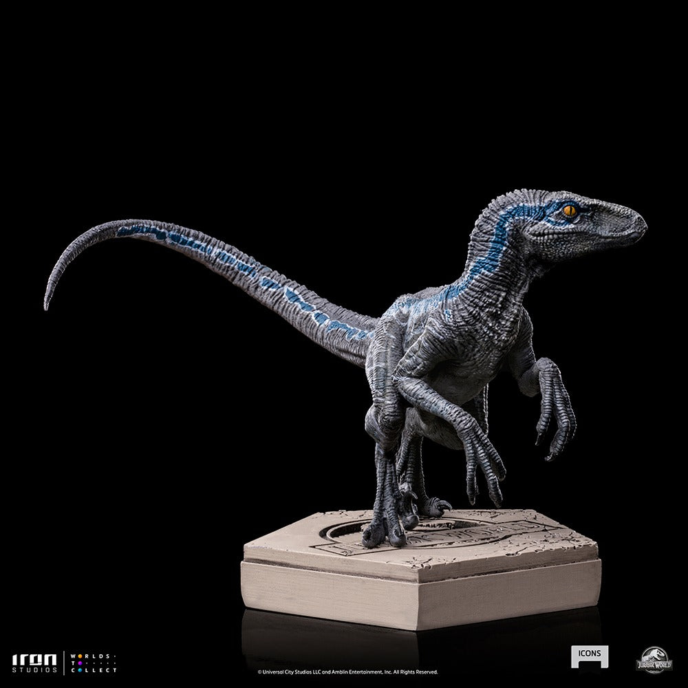 Velociraptor Blue B - Jurassic World - Icons - Iron Studios