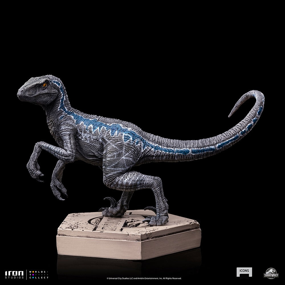Velociraptor Blue B - Jurassic World - Icons - Iron Studios