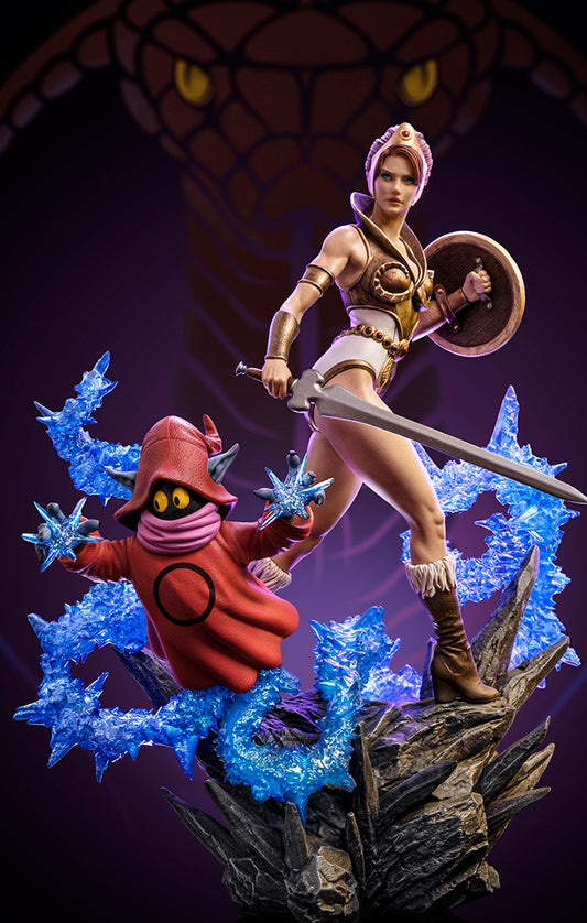 Teela and Orko - Masters of the Universe - BDS Art Scale 1/10 - Iron Studios