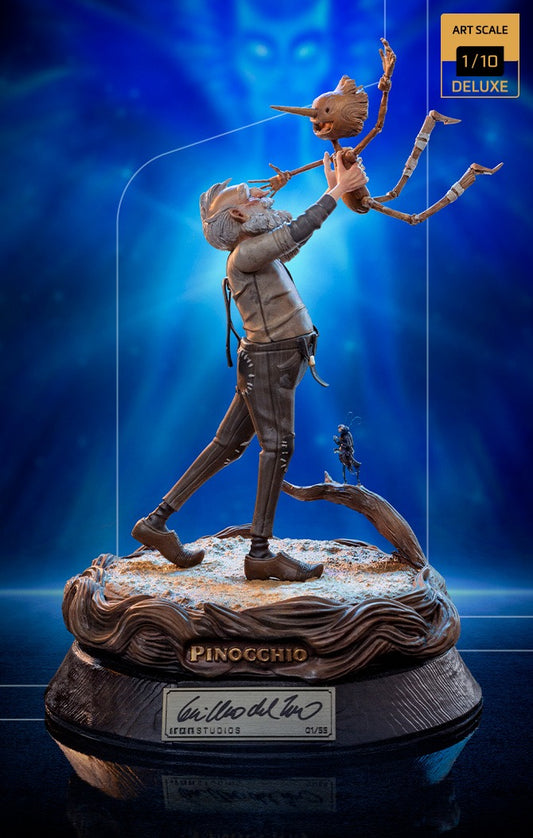 Geppetto & Pinocchio Deluxe (Signed Version) - Pinocchio - Art Scale 1/10 - Iron Studios