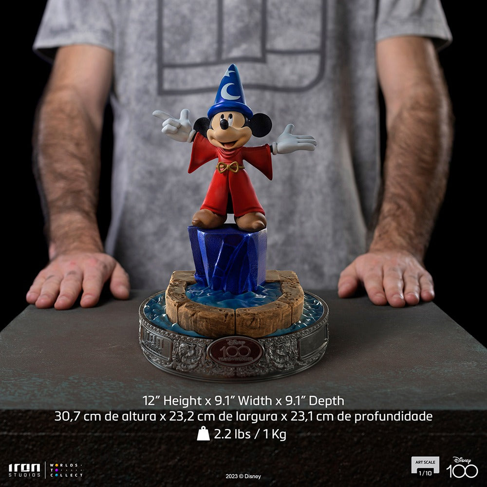 Mickey 100 Years Version - Disney 100th - Fantasia - Art Scale 1/10 - Iron Studios
