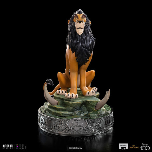 Scar 100 Years Version  Disney 100th  The Lion King  Art Scale 1/10  Iron Studios