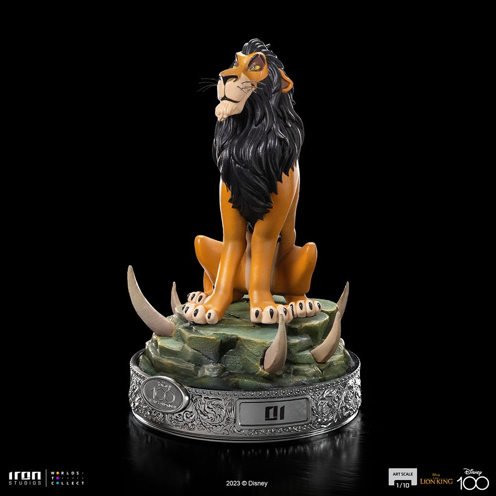 Scar 100 Years Version - Disney 100th - The Lion King - Art Scale 1/10 - Iron Studios