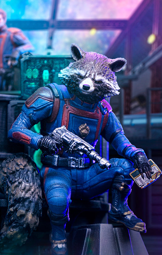 Rocket Raccoon  Guardians of the Galaxy 3  Art Scale 1/10  Iron Studios
