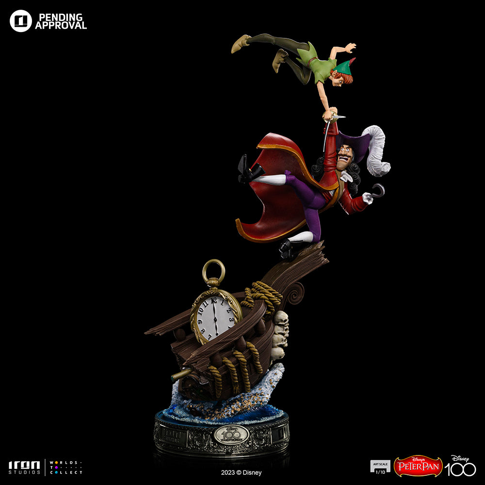 Peter Pan vs Hook 100 Years Version - Disney 100th - Peter Pan - Art Scale 1/10 - Iron Studios