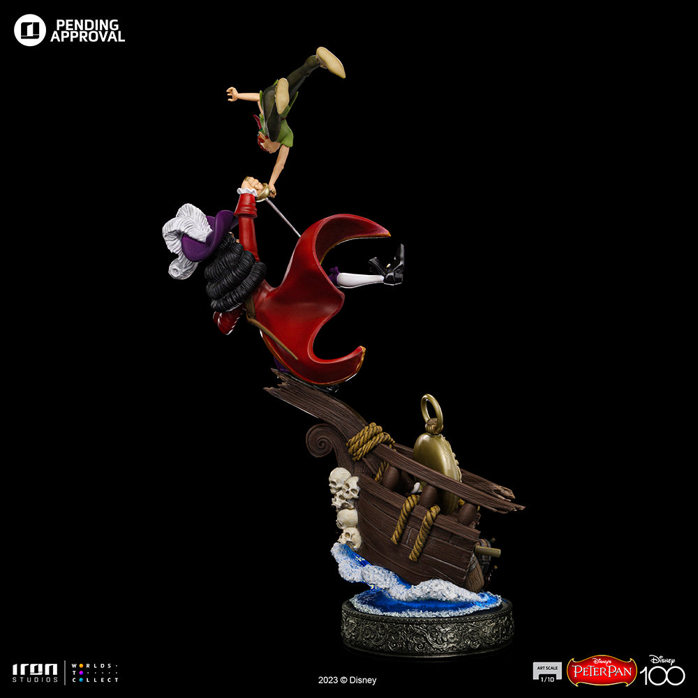 Peter Pan vs Hook 100 Years Version - Disney 100th - Peter Pan - Art Scale 1/10 - Iron Studios
