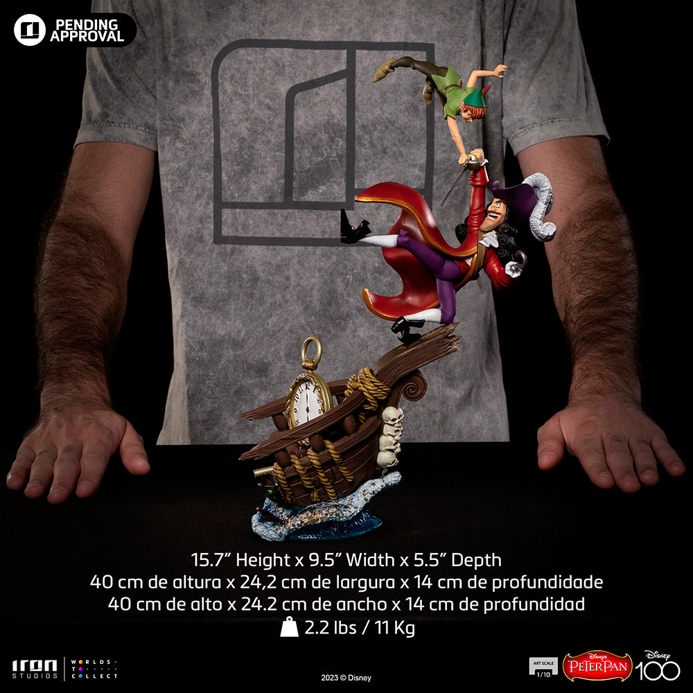 Peter Pan vs Hook - Disney 100th - Peter Pan - Art Scale 1/10 - Iron Studios