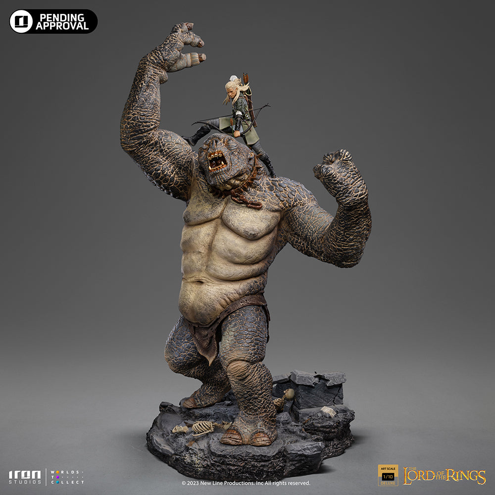 Legolas vs Cave Troll - The Lord of the Rings - BDS Art Scale 1/10 - Iron Studios