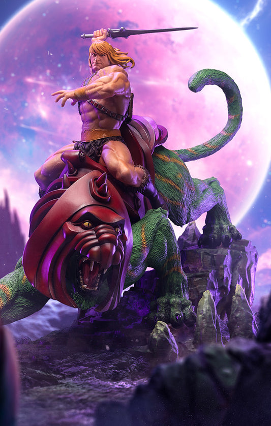 HeMan and Battle Cat  Masters of the Universe  Art Scale 1/10  Iron Studios