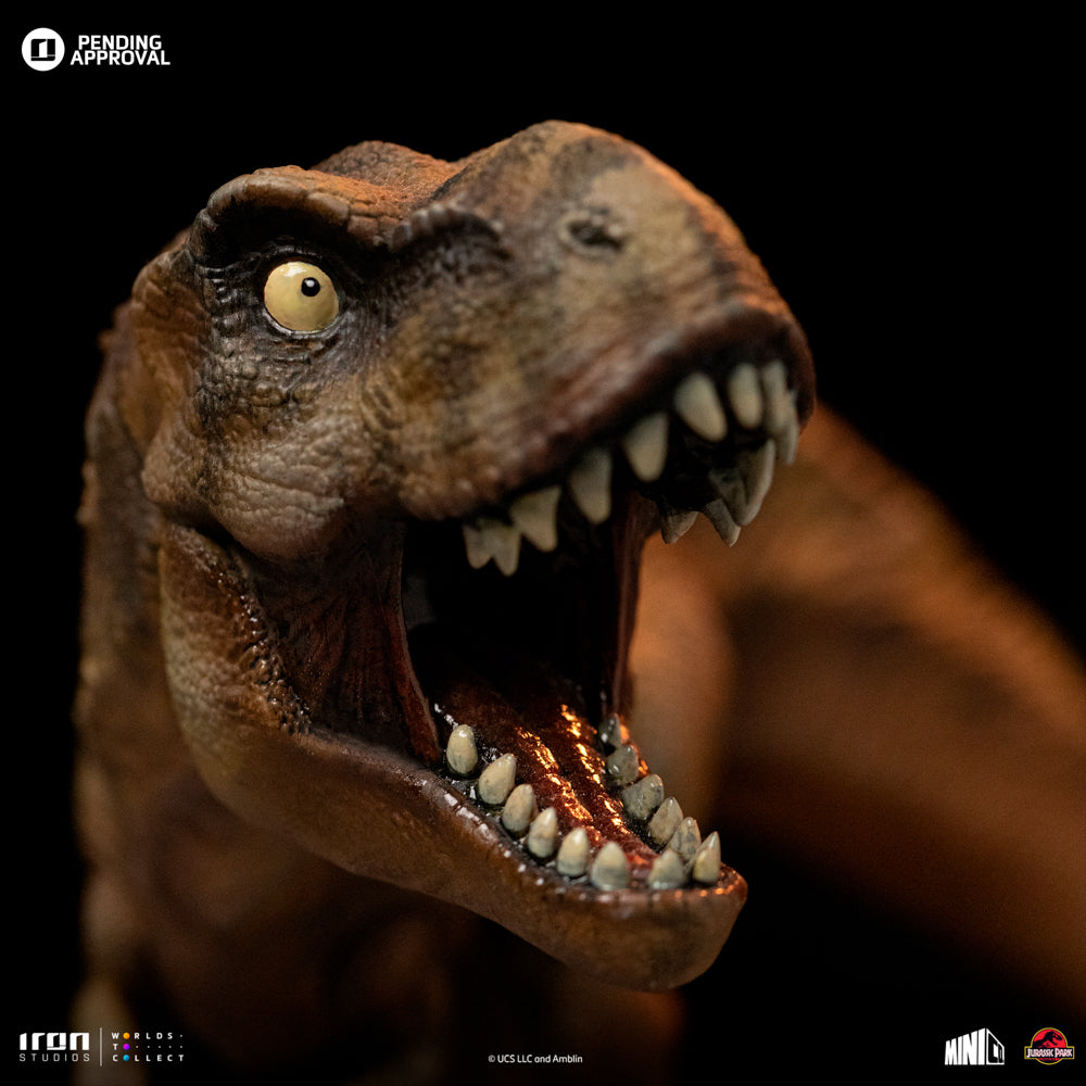 Statue TRex  Jurassic Park  Minico  Iron Studios