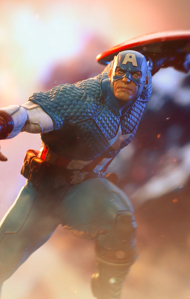 Captain America Infinity Gauntlet Diorama BDS Art Scale 1/10 Iron