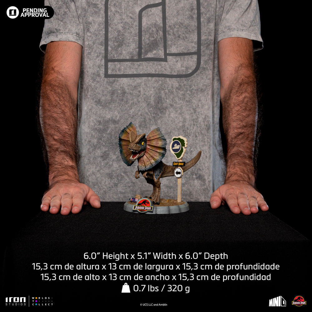 Dilophosaurus  Jurassic Park  Minico  Iron Studios