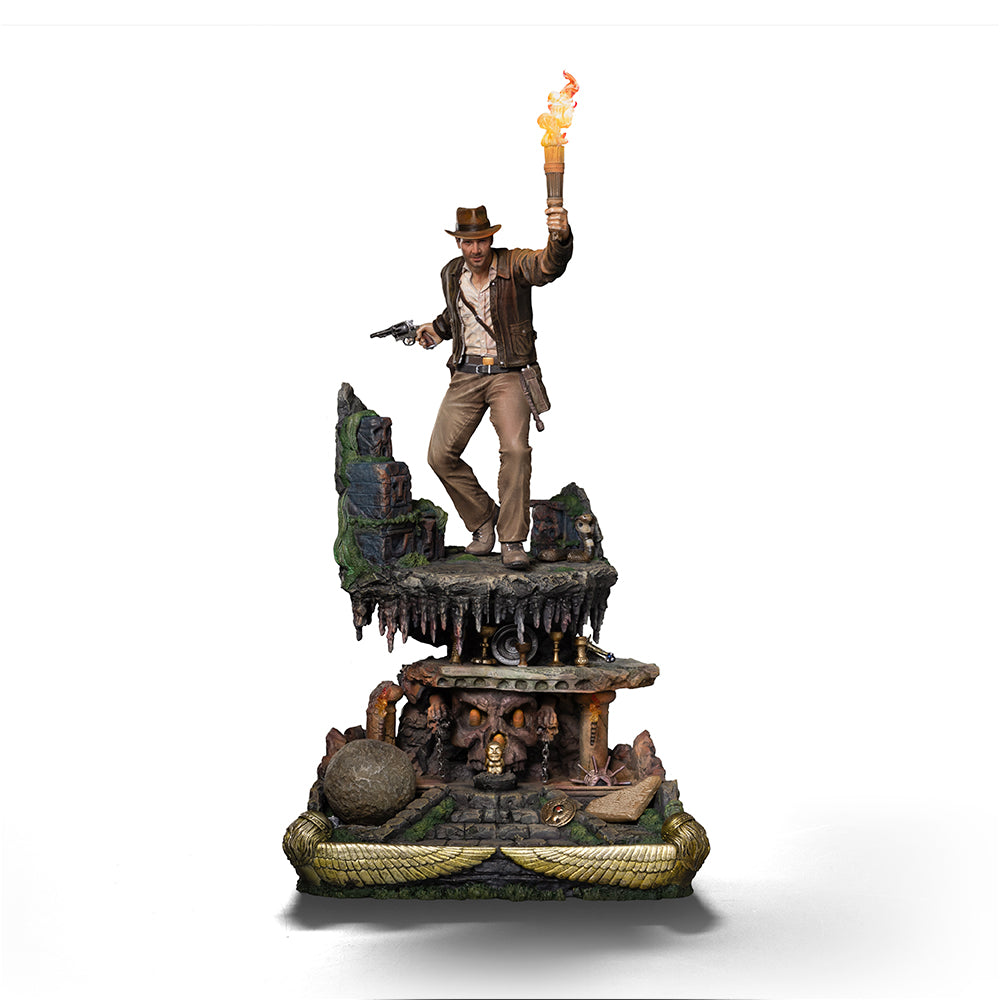 インディジョーンズ Indiana Jones Deluxe Indiana Jones Art Scale 1/10 Iron Studios
