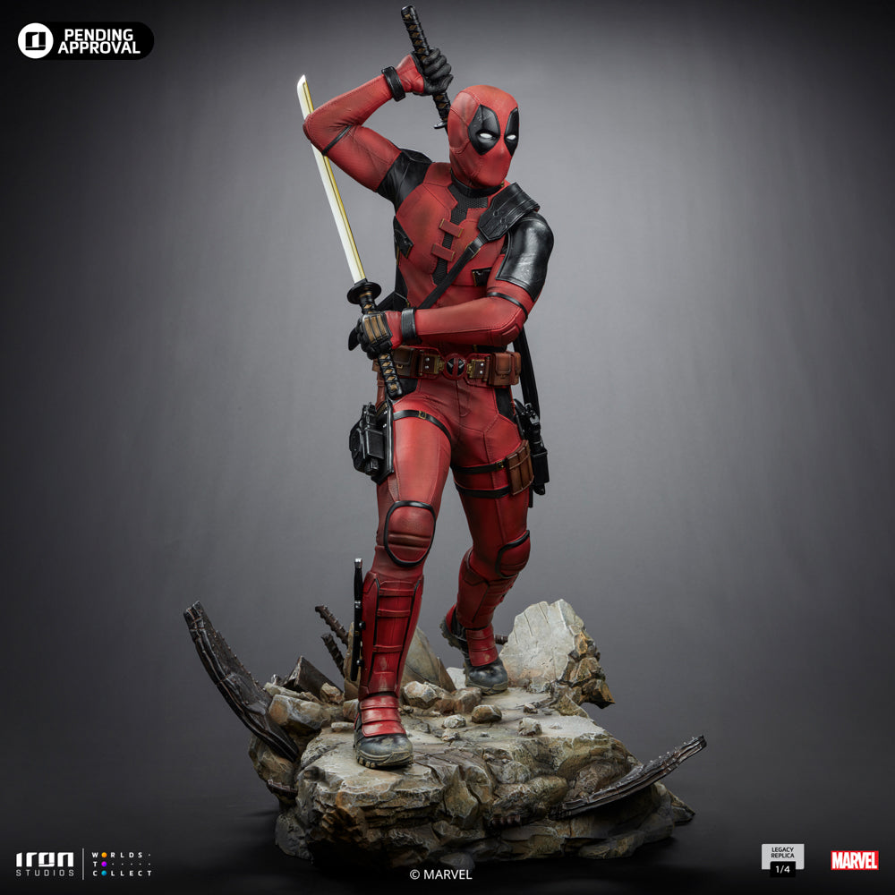 Deadpool  Deadpool & Wolverine  Legacy Replica 1/4  Iron Studios