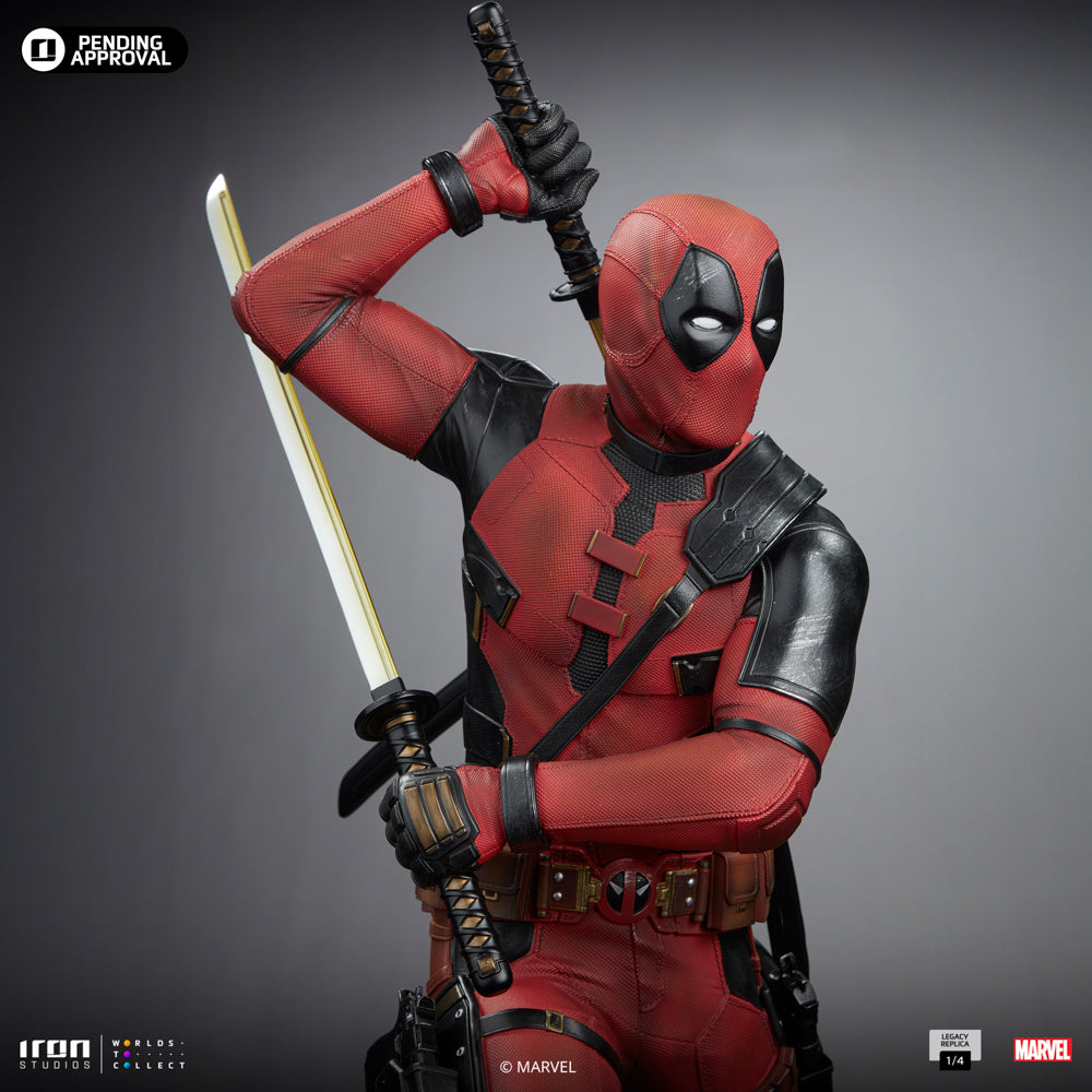 Deadpool  Deadpool & Wolverine  Legacy Replica 1/4  Iron Studios